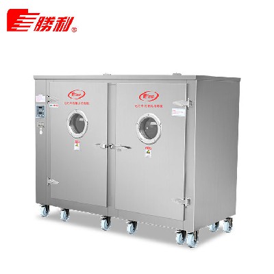 勝利牌 活動車型不銹鋼遠(yuǎn)紅外線高溫消毒柜 商用消毒柜廠家